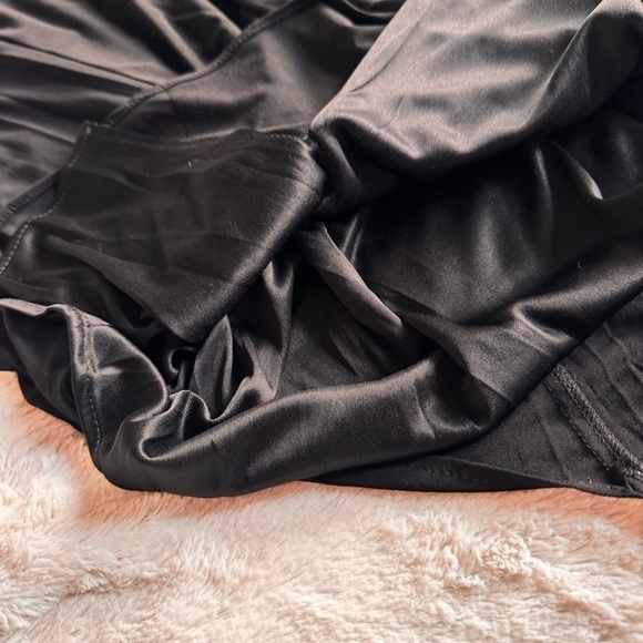 MAC DUGGAL NEW One Shoulder Ruffle Pleated Mini Midi Jersey Dress Size 4 NWT - Picture 11 of 14